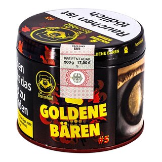 Boombär Tabak 200g #5 GOLDENE BÄREN Geschmack:	Blaubeerenmix Blaubeeren 1