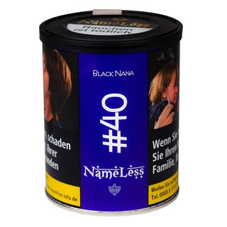 NameLess 1Kg #40 Black Nana Geschmack: Schwarze Traube, Minze 1