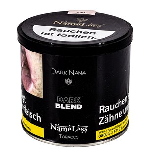 NameLess 200g DARK NANA (Dark-Blend) Geschmack:Schwarze Traube Minze 1