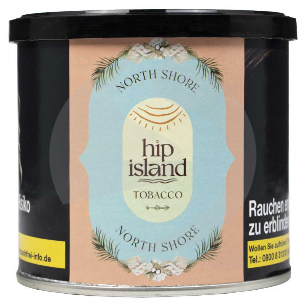 Hip Island Tobacco 200g - North Shore Geschmack: Zitrone, Limette, Ice 1