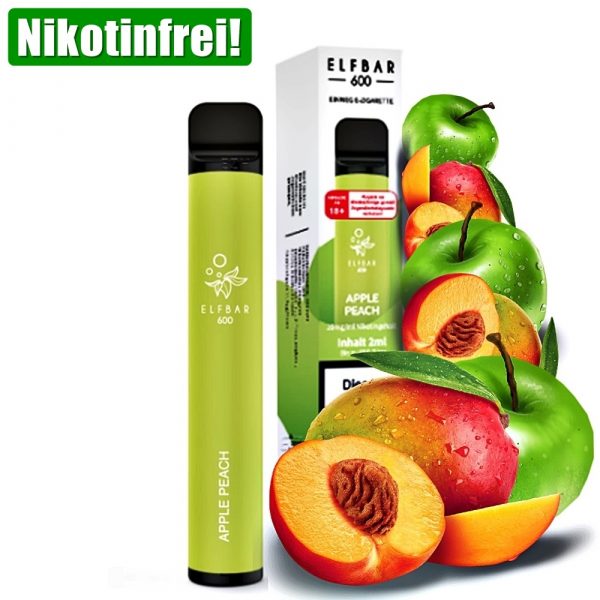 Elfbar - Apple Peach 2% Nikotin 600 Züge 1