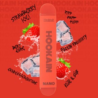HOOKAIN NANO-X STRAWBERRY ICE 1
