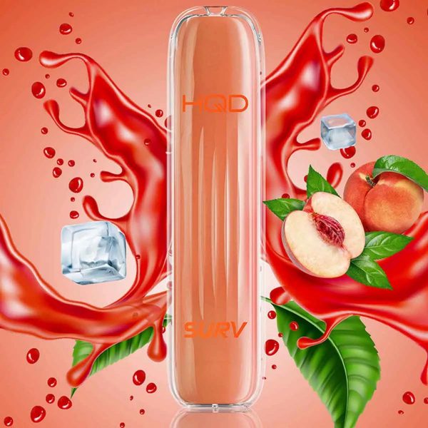 HQD E-Shisha Surv 600 - Peach Ice(Peach) 1